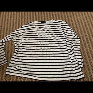 Hatch Maternity Stripe Long Sleeve Tee